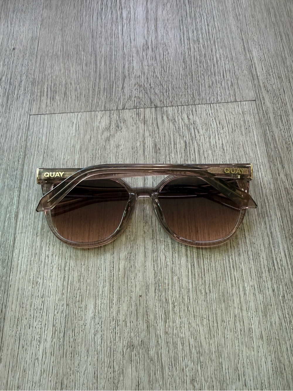 quay australia staycation tan brown oversized cat eye sunglasses eyewear NEW - Picture 3 of 4